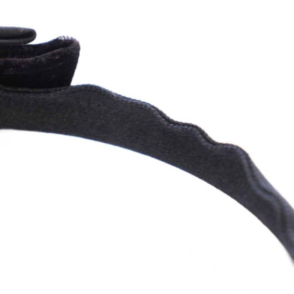 Chanel Headband Ribbon Velvet Black TK Shoulder Bag - Picture 5 of 9